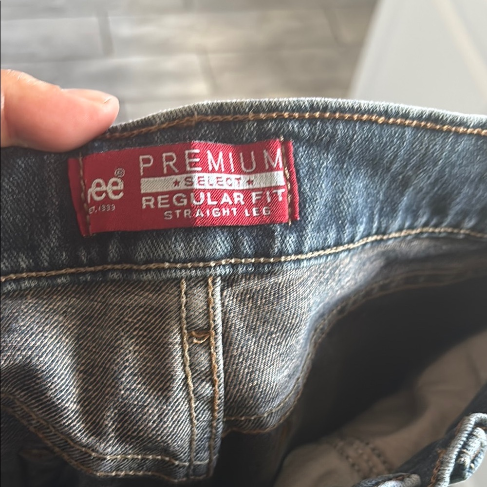 Lee Premium Select Straight Leg Jeans - Classic Blue